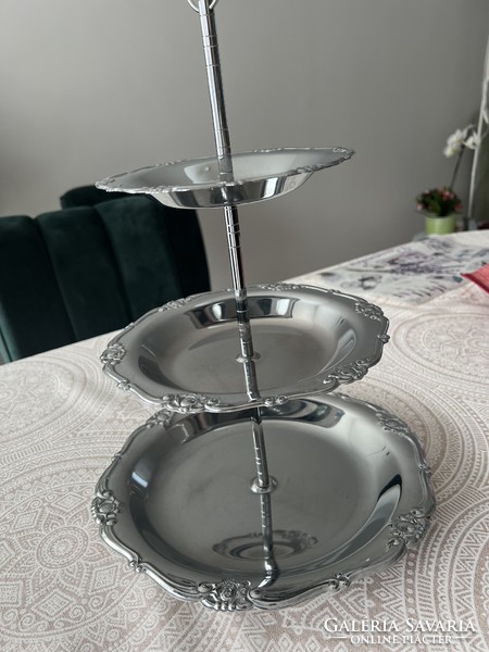 3-tier stainless steel counter