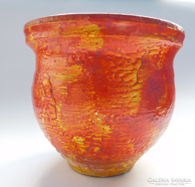 Retro craftsman ceramic pot mid century
