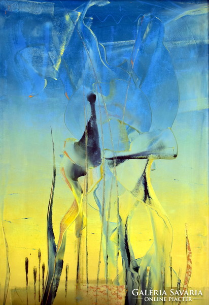 André szabó / endre / (1923-2007) abstract landscape 1972