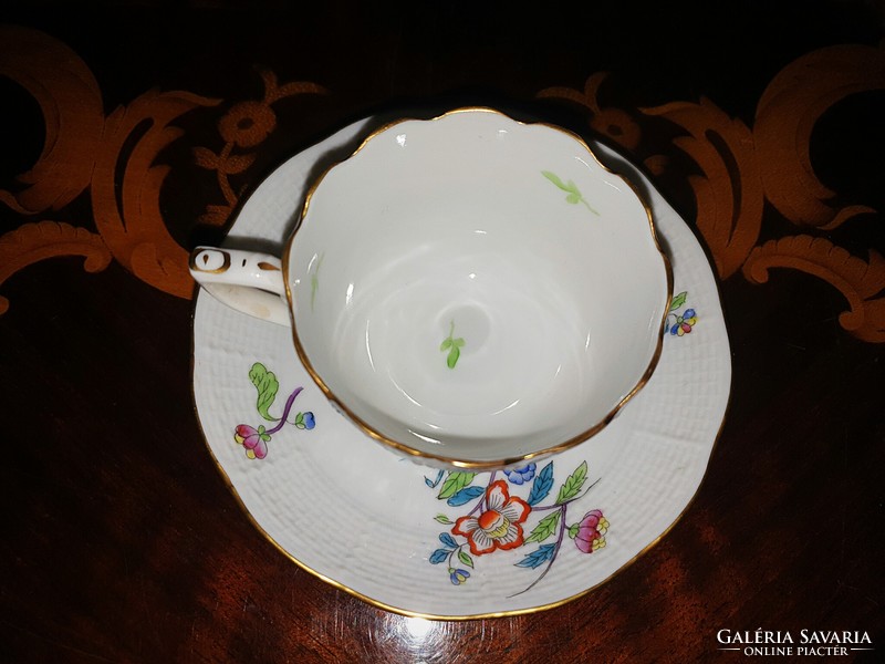Herend chinoise Chinese pattern coffee cup with bottom