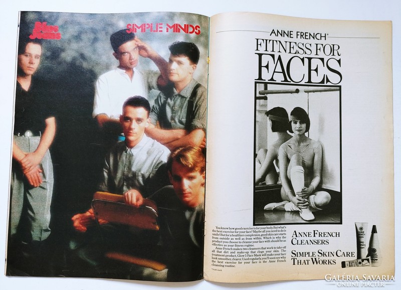 Blue Jeans magazin 83/4/23 Terry Hall Fun Boy Three poszter Simple Minds Spandau Ballet