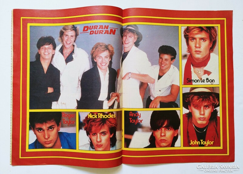 Blue Jeans magazin 82/11/13 Duran Duran poszter Annabella Lwin Bow Wow Wow Haircut One Hundred