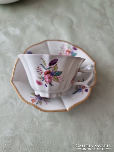 Herend porcelain cup and saucer