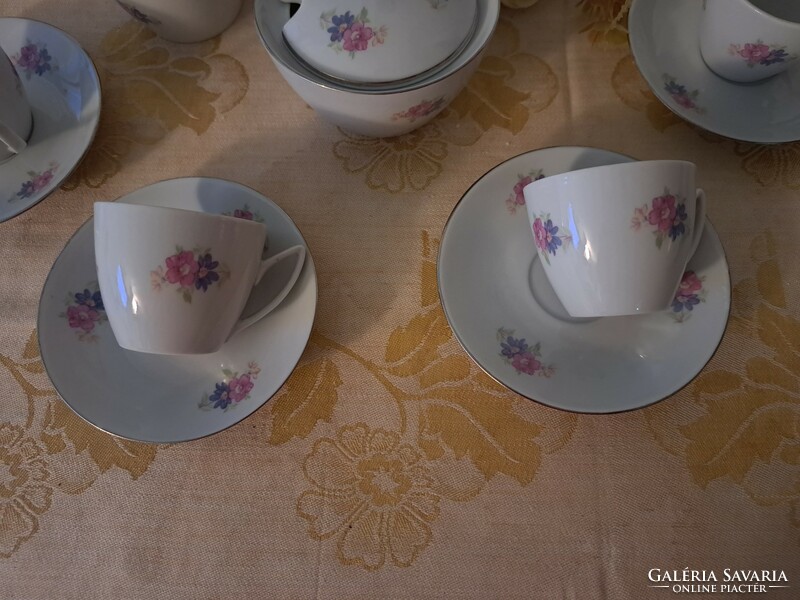 Chodziez Polish porcelain coffee set vintage. 72.