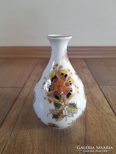 Zsolnay phoenix pattern vase