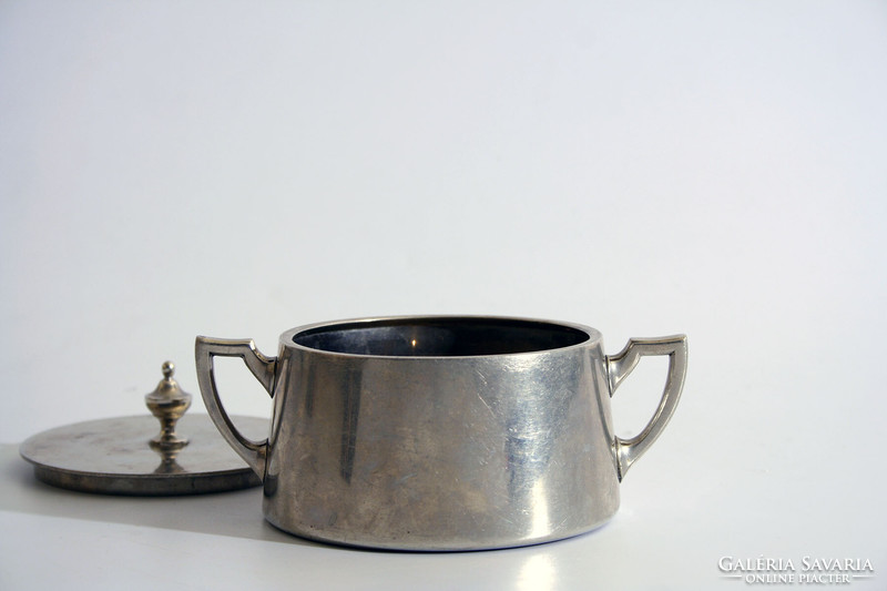 Art deco berndorf silver plated coffee set sugar bowl milk jug coffee pot | alpaca milk jug