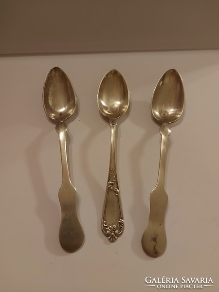Antique silver tea spoons! 82 Gr!