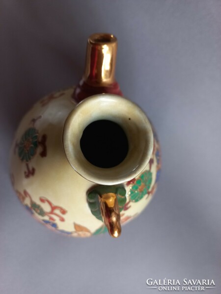 Régi különleges kínai, kézzel készült vizipipa csupor, kancsó, kőedény, gyűjtői
