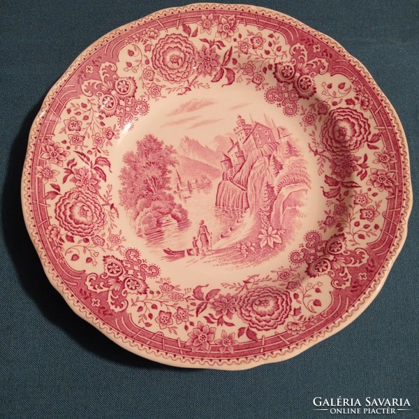 Old Willeroy & Boch faience deep plate, 23 cm in diameter