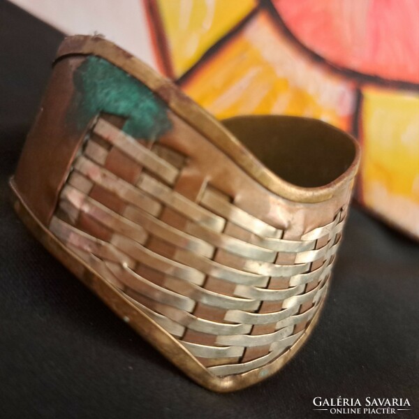 Marked Indian copper bracelet