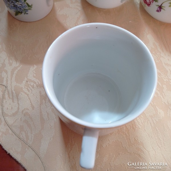 Violet bouquet cup, 4 dl
