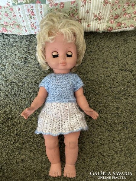 Retro sleeping doll, 38 cm, in perfect condition