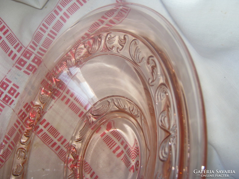 Vintage Brockwitz  " Gabriele" üveg kínáló 27 cm  tál