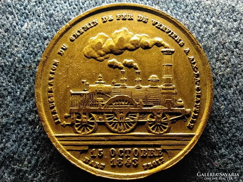 Commemorative Medal of the Old 1843 Locomotive of Belgium (id60300)