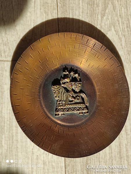 Industrial copper bronze bowl