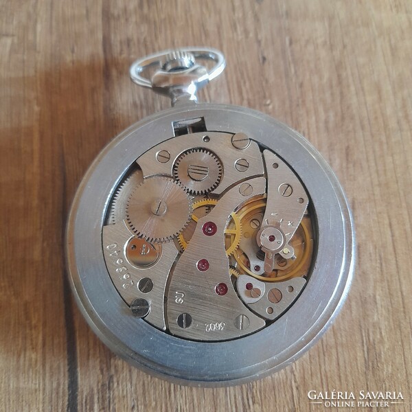 Old soviet molnija war memorial pocket watch