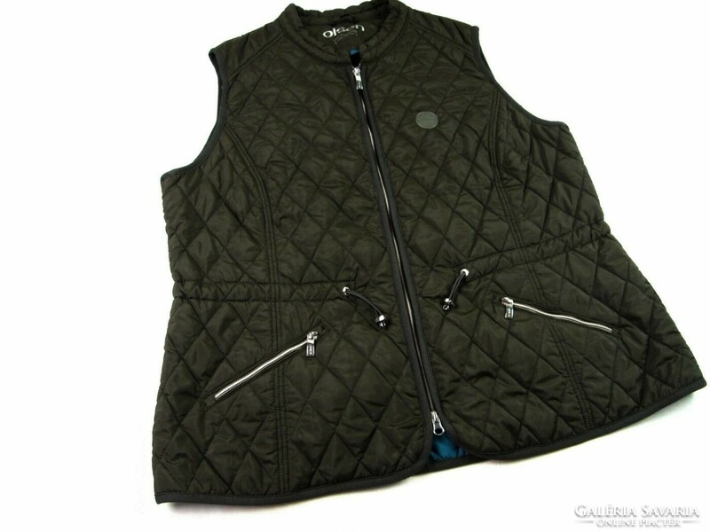 New! Original olsen (xl / 2xl) military-green women's quilted vest