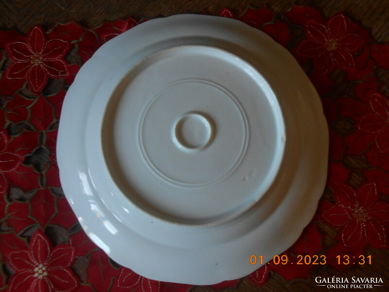 Antique porcelain bowl with tendril pattern