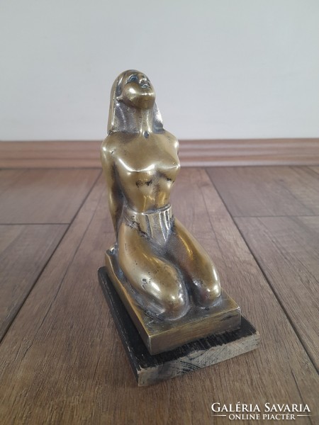 Hirmann Ferenc bronze Cleopatra