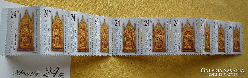 Stamp booklet according to the pictures - 1998. Christmas i. - (Cat.: HUF 2,000)