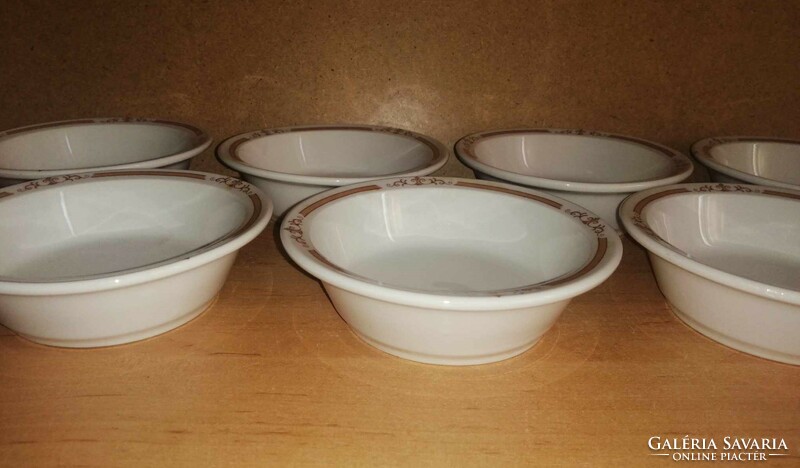 Alföldi porcelán kompótos savanyúságos tányér tálka - 6 db egyben (32/d)
