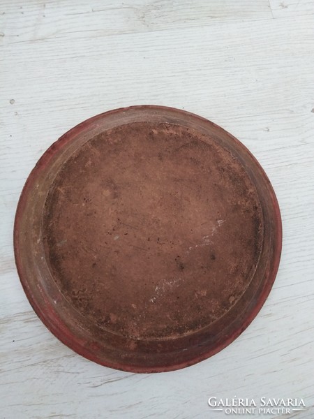 Antik - cserép tányér, tál
