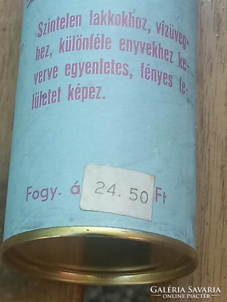 Retro chemical Hungarian product: silver powder for the restoration of art objects
