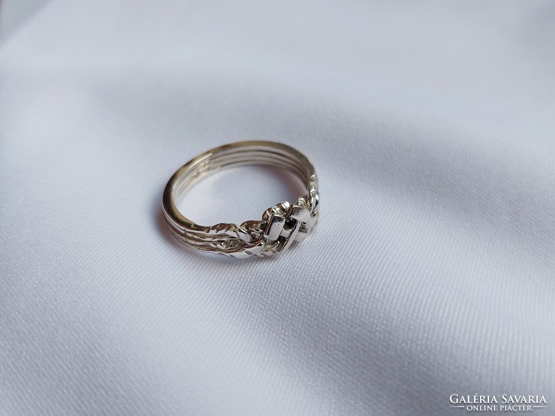 Ezüst ördöggyűrű ( bányász ) 925