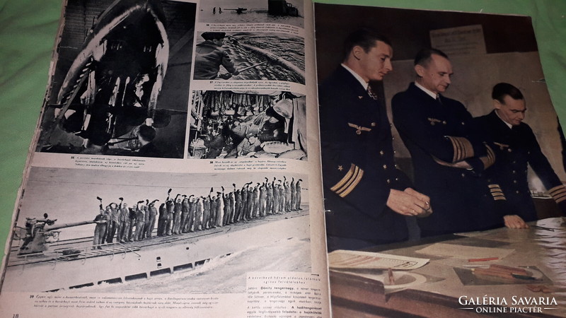 Antik 1944. X WWII.SIGNAL  III.BIRODALMI náci MAGYAR PROPAGANDA újság MAGAZIN képek szerint