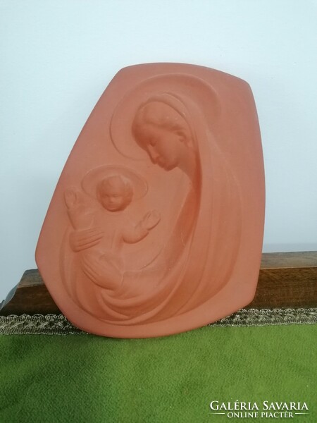 Virgin Mary with her baby wall decoration - favor object