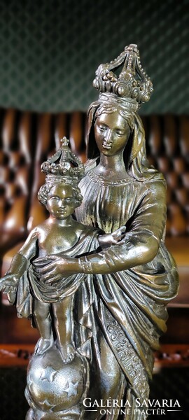 Vallási szoborcsoport - Mária a kis Jézussal, Lourdes-i Szűzanya, Páduai Szent Antal