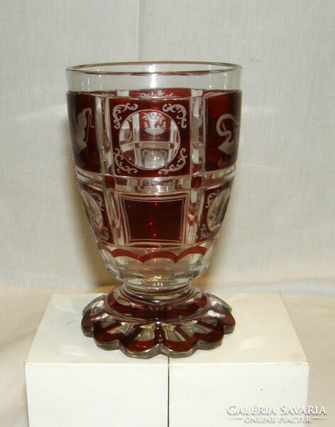 Antique bieder commemorative cup
