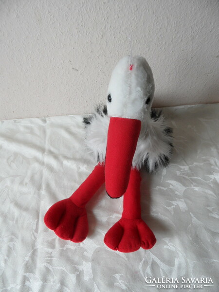 Plush toy stork