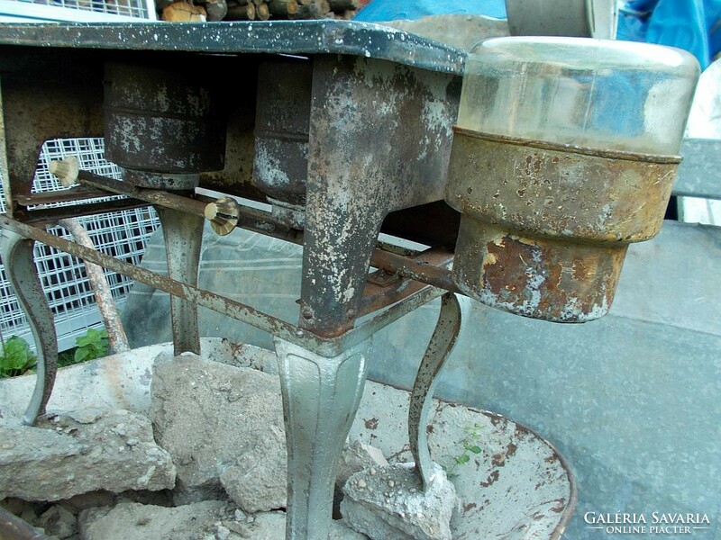 An old, interesting kerosene stove