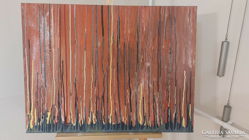 (K) modern abstract painting 60x80 cm