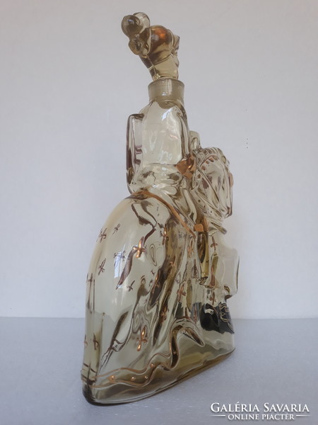 Lovag lóháton, figurális Armagnac üveg