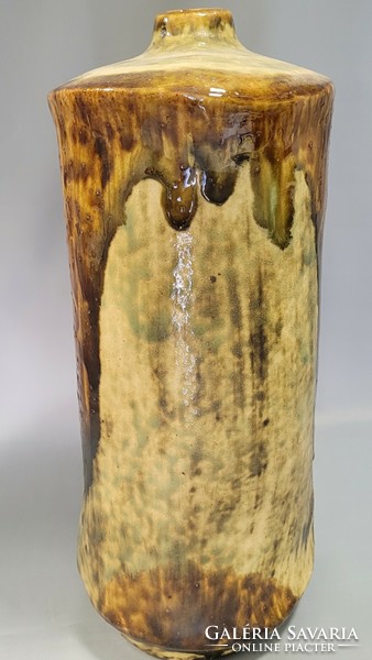 Retro Zsolnay pirogránit nagy váza