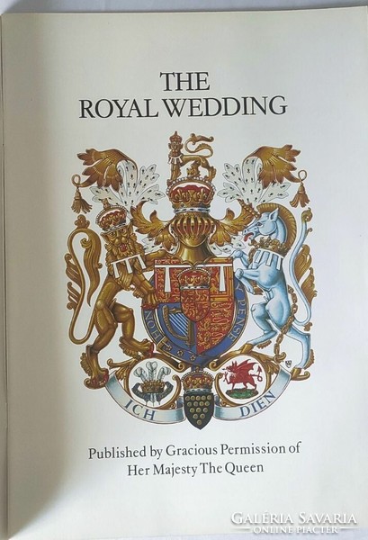 A Királyi Esküvő Hivatalos Ajándéka- Károly és Diana- 1981-es Magazin, angol nyelvű