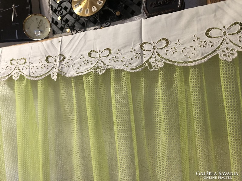 Suba material or small curtain shelf with strip and drapery