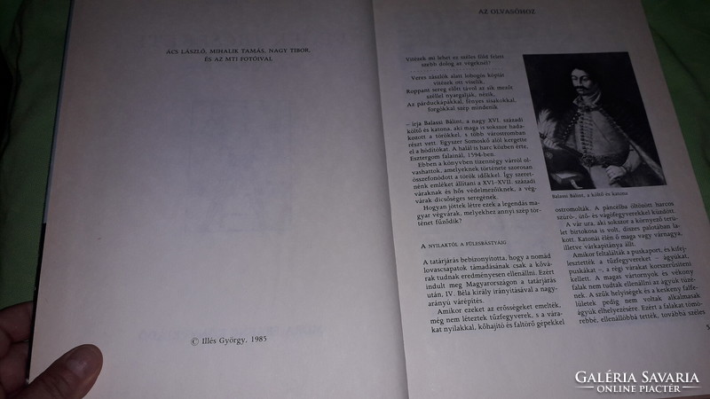 1985.Illés György :Végek dicsérete - MAGYAR VÉGVÁRAK könyv a képek szerint MÓRA