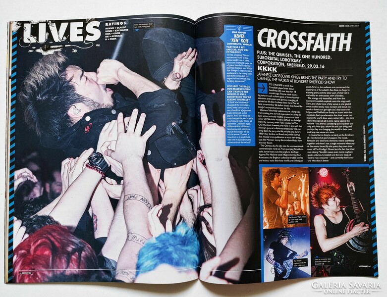 Kerrang magazin 16/4/9 Letlive Paramore Horizon Guns Roses PRVIS Clyro Deftones Used Alexandria