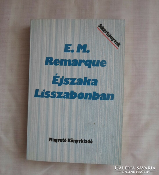 Erich maria remarque: night in lisbon (seed, 1988; successful books)