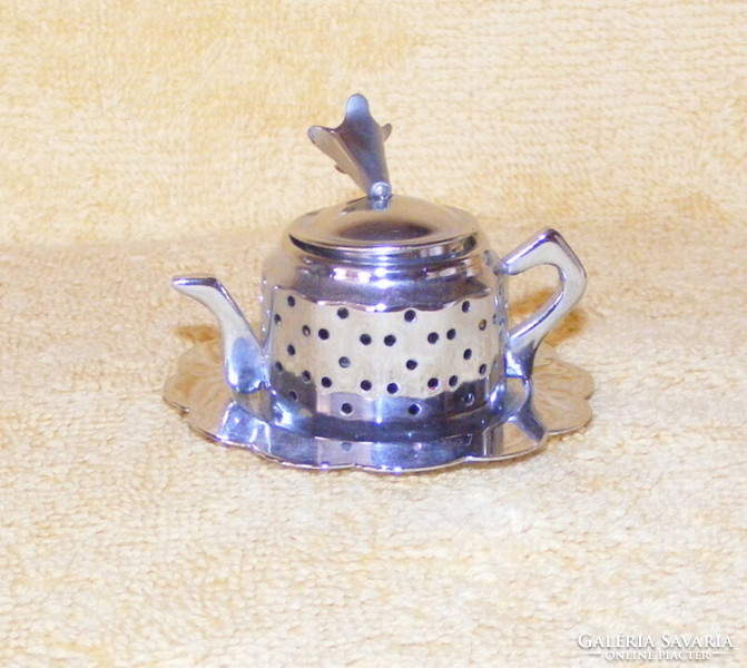 Metal teapot for doll house, doll accessory