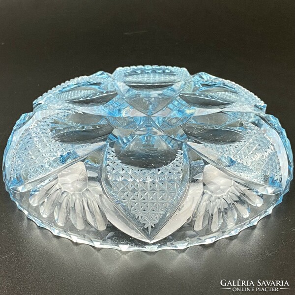 Crystal light blue bowl