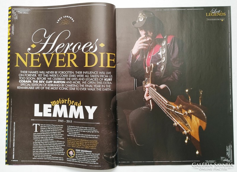 Kerrang magazine 16/6/25 motorhead gerard way pierce veil puscifer deftones chili peppers dimebag cob