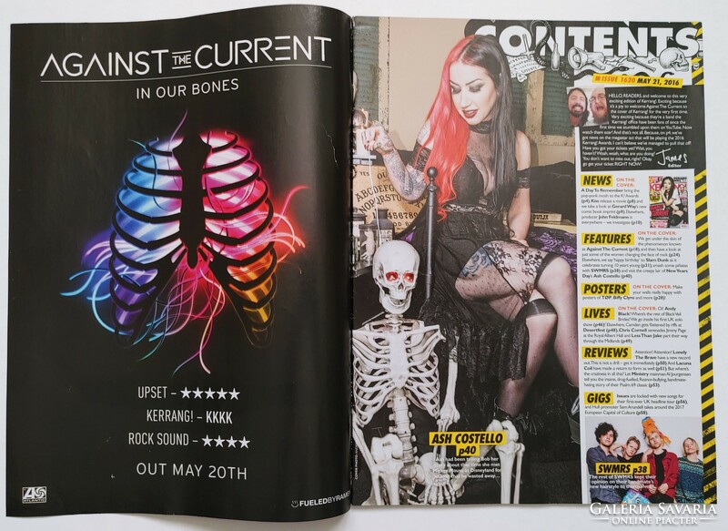 Kerrang magazin 16/5/21 Against Current 21 Pilots Ash Costello SWMRS Clyro Fightstar Nightwish RHCP