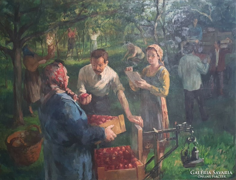 Hetey L jelzéssel 1956 : Almaszedők a Vörös Október TSZCS-ben