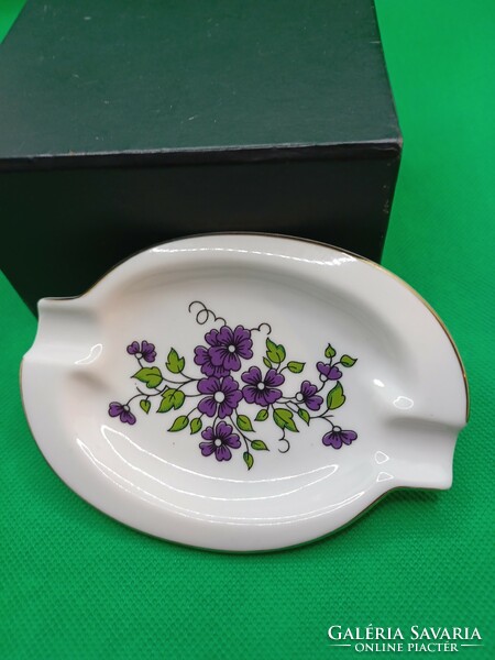 Zsolnay violet pattern ashtray