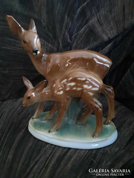 Porcelain figure deer