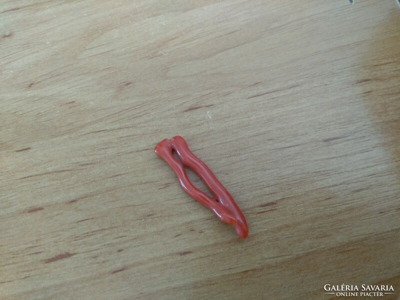 42mm Real Natural Red Coral Branch #9